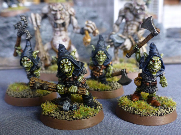 Emboldened by their backup, the goblins charge ahead