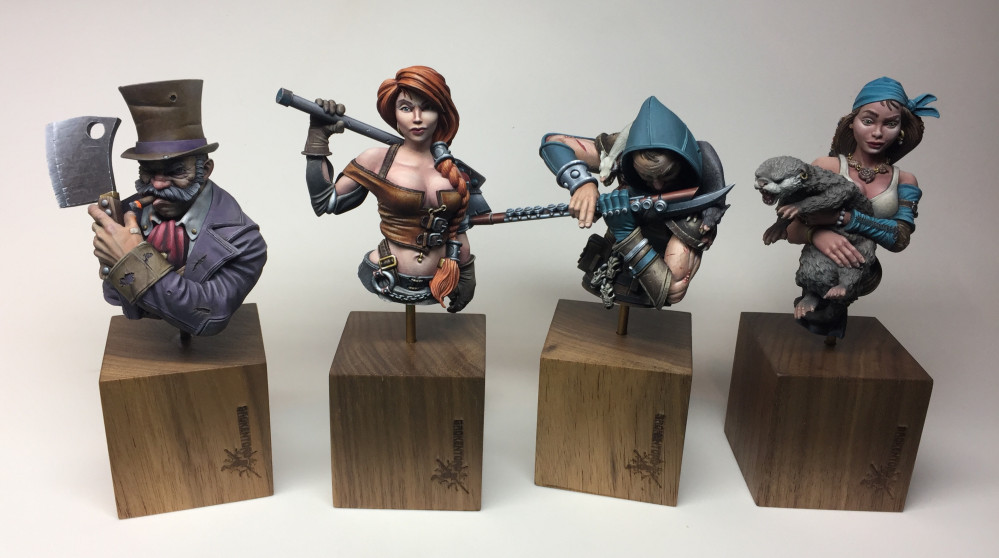 Avicenna Paints Guild Ball Busts