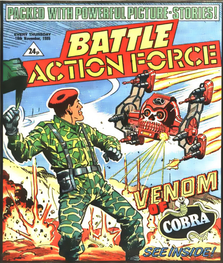 The Roboskull even transitioned over to Cobra, where once again it went up against Action Force