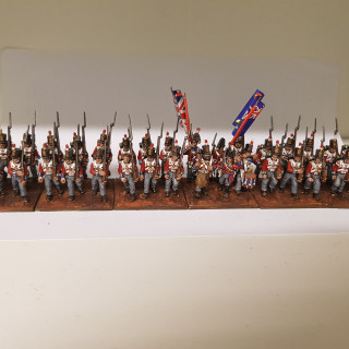 Current British force - 3 regiments of foot