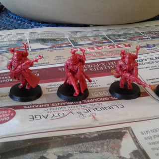 Assembling the Skitarii Vanguards. 9-16-2018