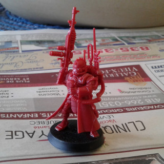 Assembling the Skitarii Vanguards. 9-16-2018