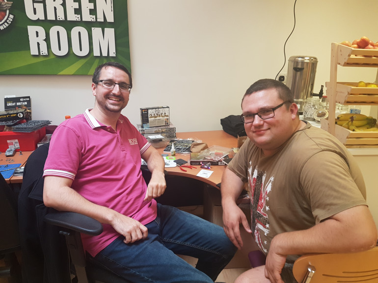 Christian and Steffan have come all the way from Demark, and are excited to try Bolt Action for the first time!
