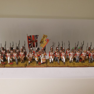 Current British force - 3 regiments of foot