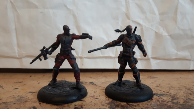 Suicide Squad Deadshot and Arkham Origins Deathstroke 