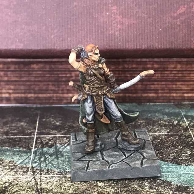 Mantic Elf Ranger from Dungeon Saga, painted more recently