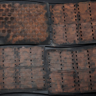 Card Detail on Silos and Chimneys