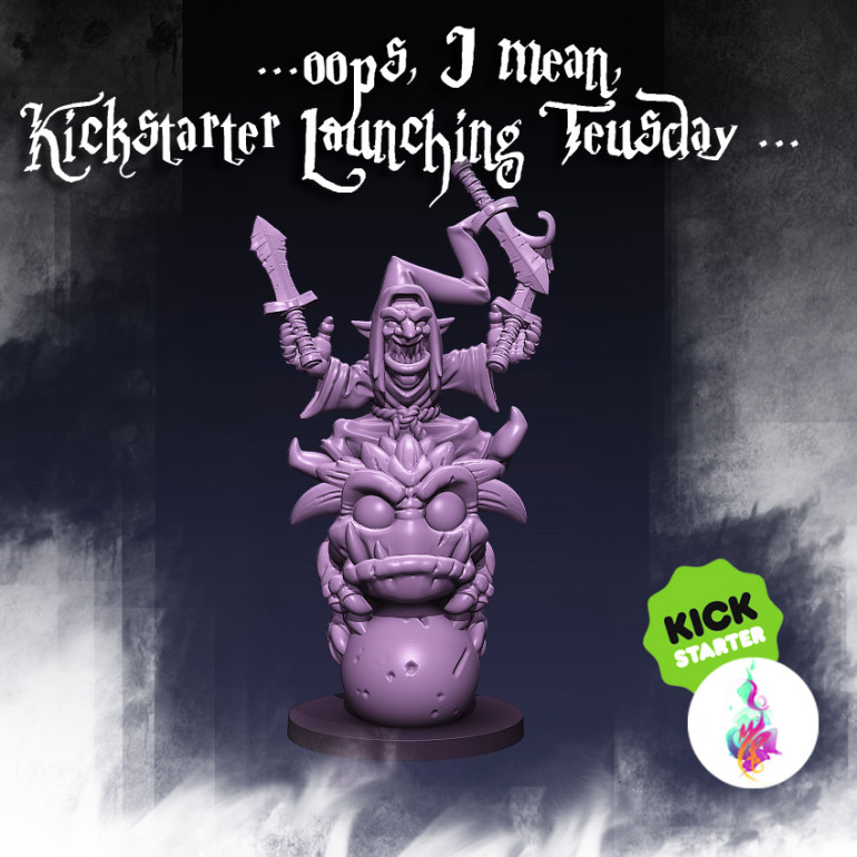 Jester Goblin Preview - Kickstartery Launching Tuesday :)