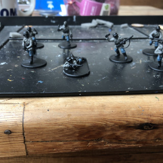 2nd batch started- 21 riflemen to go!