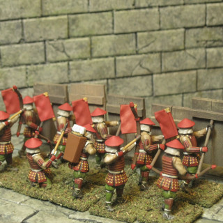 Finished my advancing archers.