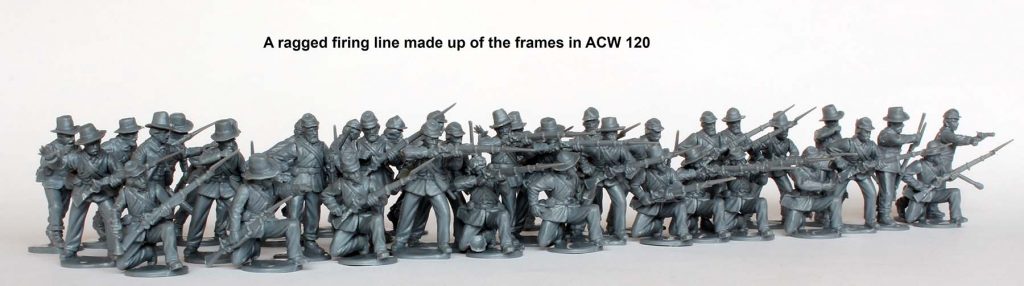 American Civil War Union Infantry Firing Line - Perry Miniatures