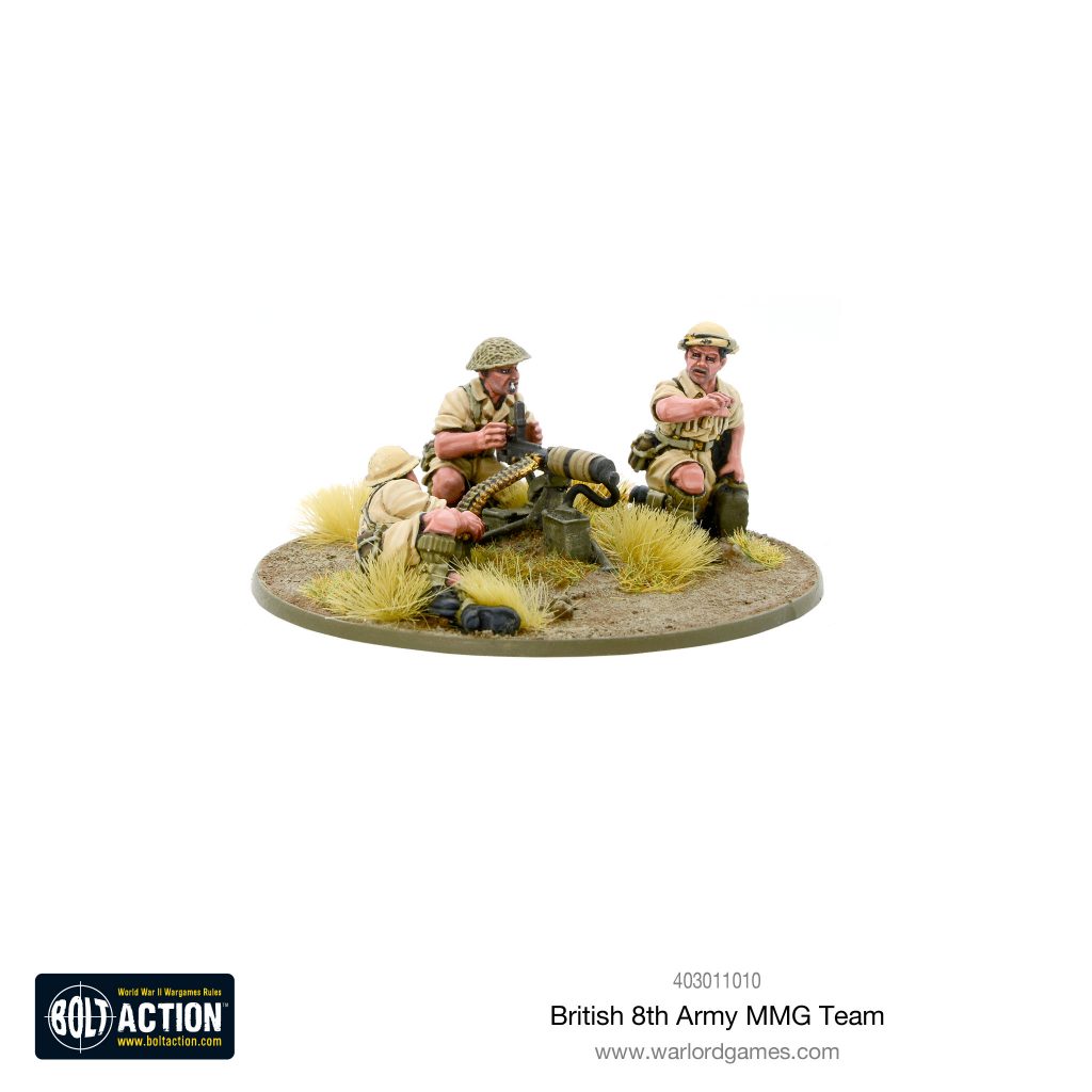 British 8th MMG Team - Warlord Games