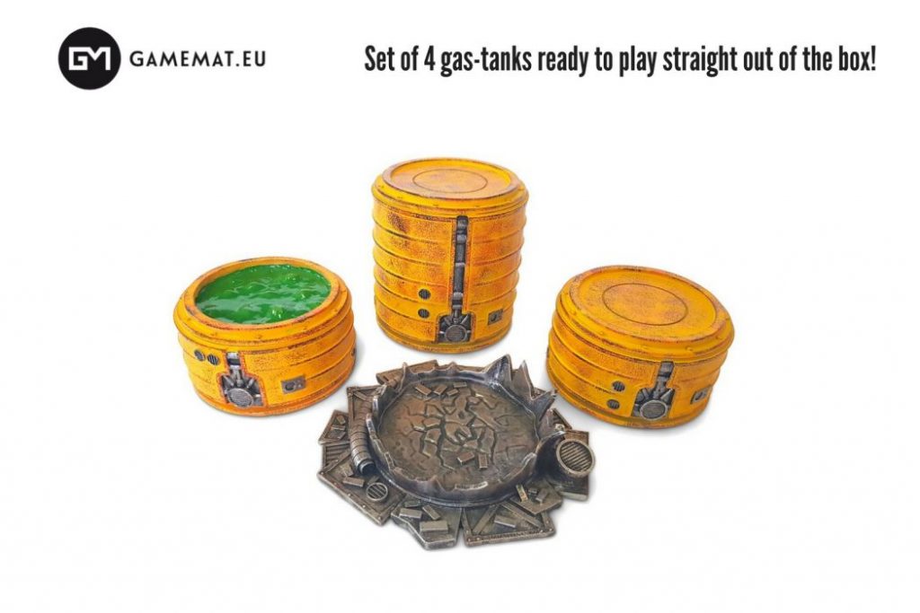 Chem-Zone Gas Tanks Set - GameMatEu