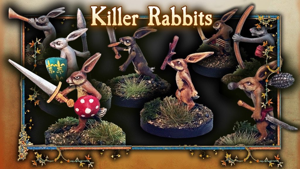 Killer Rabbits Main - Skull & Crown