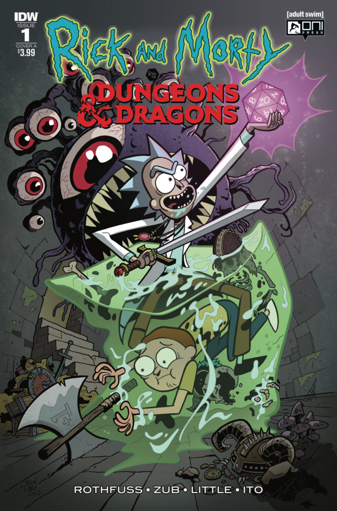 Rick & Morty Dungeons & Dragons First Cover - IDW