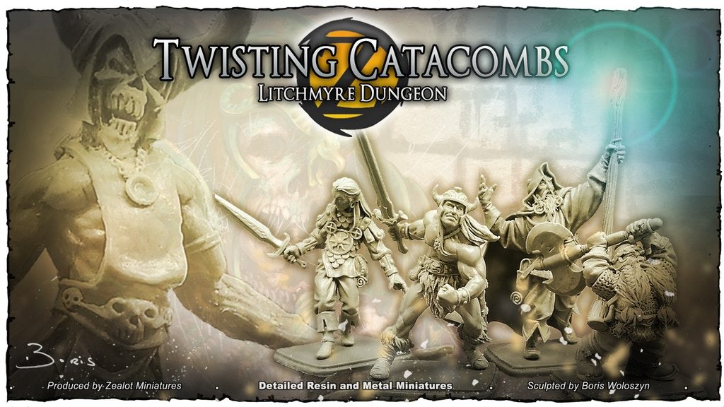 Twisting Catacombs - Zealot Miniatures