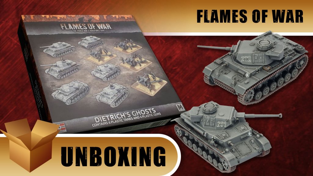 Unboxing Flames of War: Dietrich's Ghosts German Army Bundle