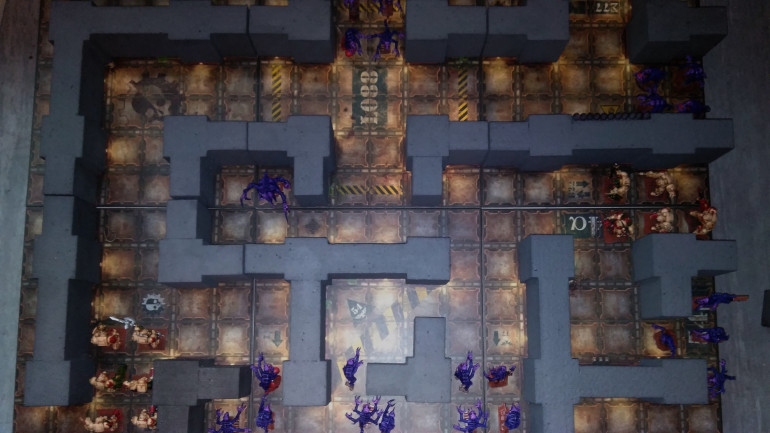 so I was thinking, using the Necromunda Tiles, to play Space Hulk. well the board makes it possible to play and move by the Rules, accepted one problem, I hate, more than everything, kill and survive mission. you just stand there with your terminators on overwatch, and whait for the horde to arrive, and then it gets so tedious just rolling the dice and feeding the canon. on the other hand am I so useless in implementing some clever mission objektive that just works on a random map. so if anybody have some idea how to implement something,  please let me know.