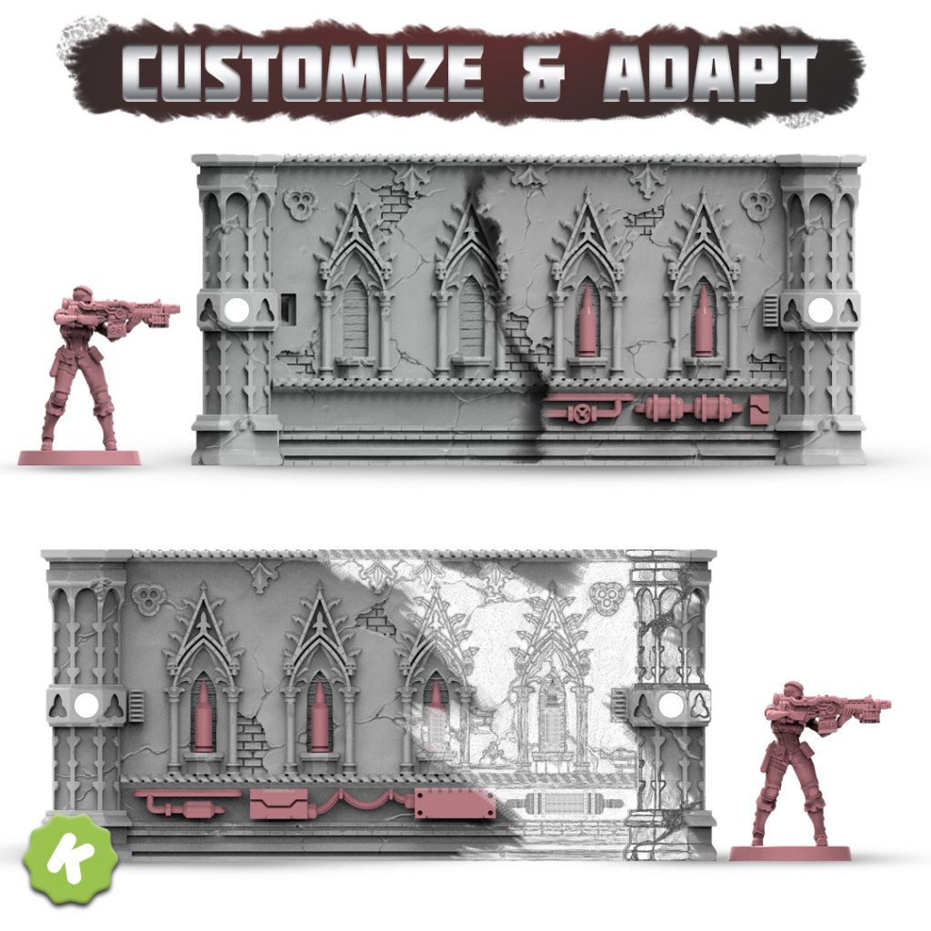 Archon Ask For Your Feedback On Their Rampart Terrain Kickstarter Ontabletop Home Of Beasts Of War - proportion terrain brawl stars