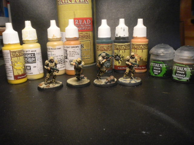 i pick a black and tan scheme for my grunts