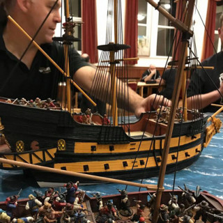 Another Big Sea Battle with a Big Ship