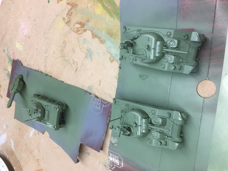 Base coated tanks