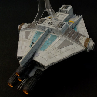 The GHOST for X-wing re-painted.