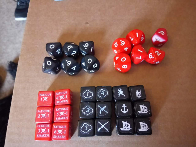 Dice tokens and D10s