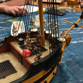 Another Big Sea Battle with a Big Ship