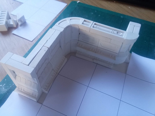 Hirst Arts moulds are great for creating terrain to fit on 1