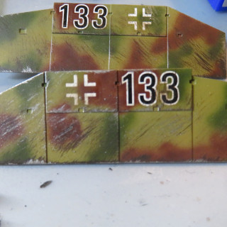 Work in progress. The StuGs 131, 132 and 133 are on their way