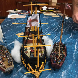 Another Big Sea Battle with a Big Ship