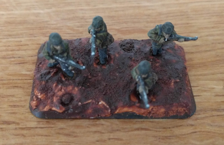 First paint step dry