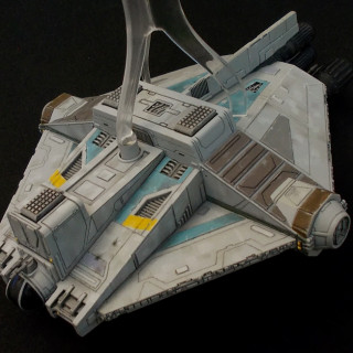 The GHOST for X-wing re-painted.