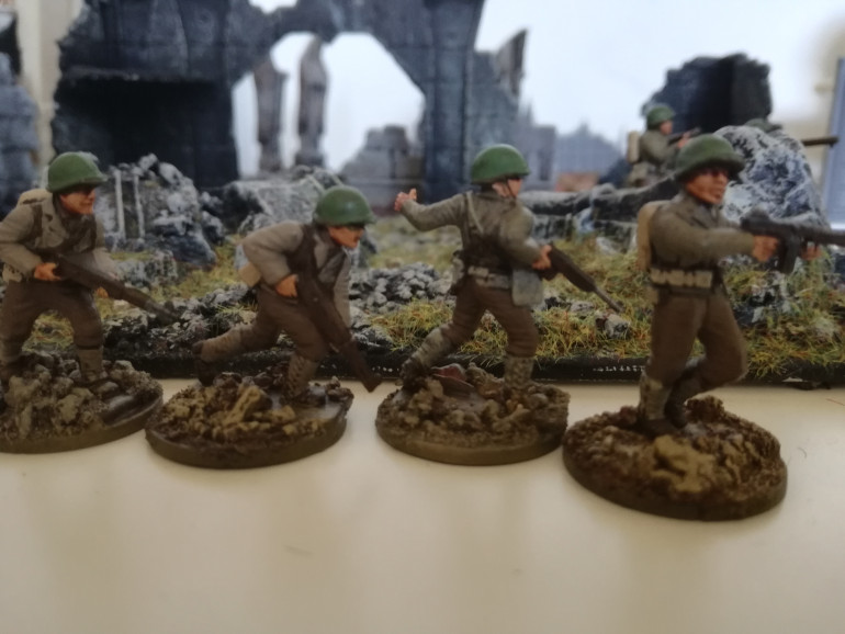 Some finished US infantry (20mm)