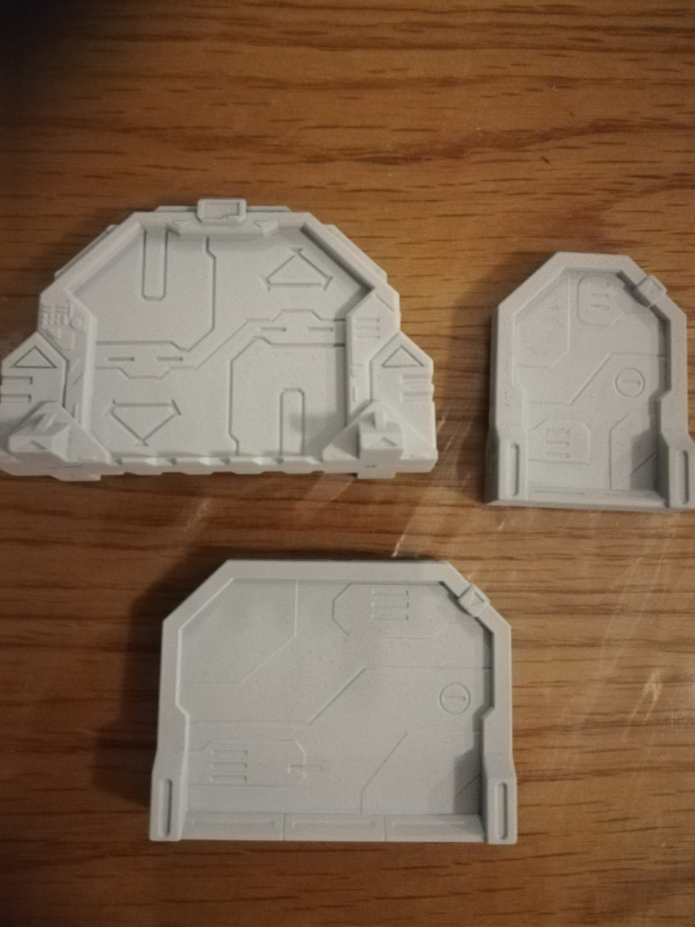 In the sedition wars box you get 3 types of doors which I have primed white. 