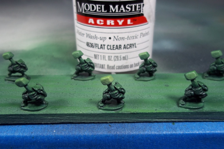 Matte Varnish - This is to protect the paint from future detail work.