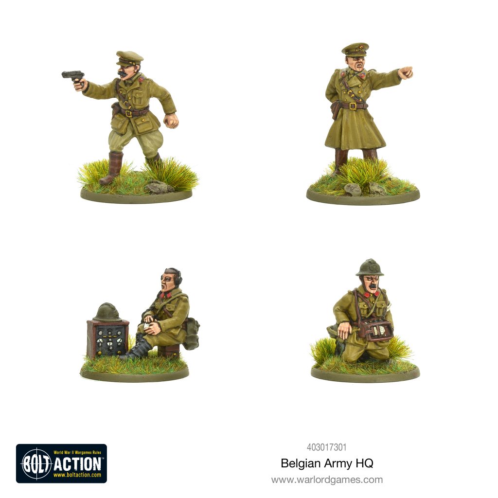 Belgian Army HQ - Warlord Games