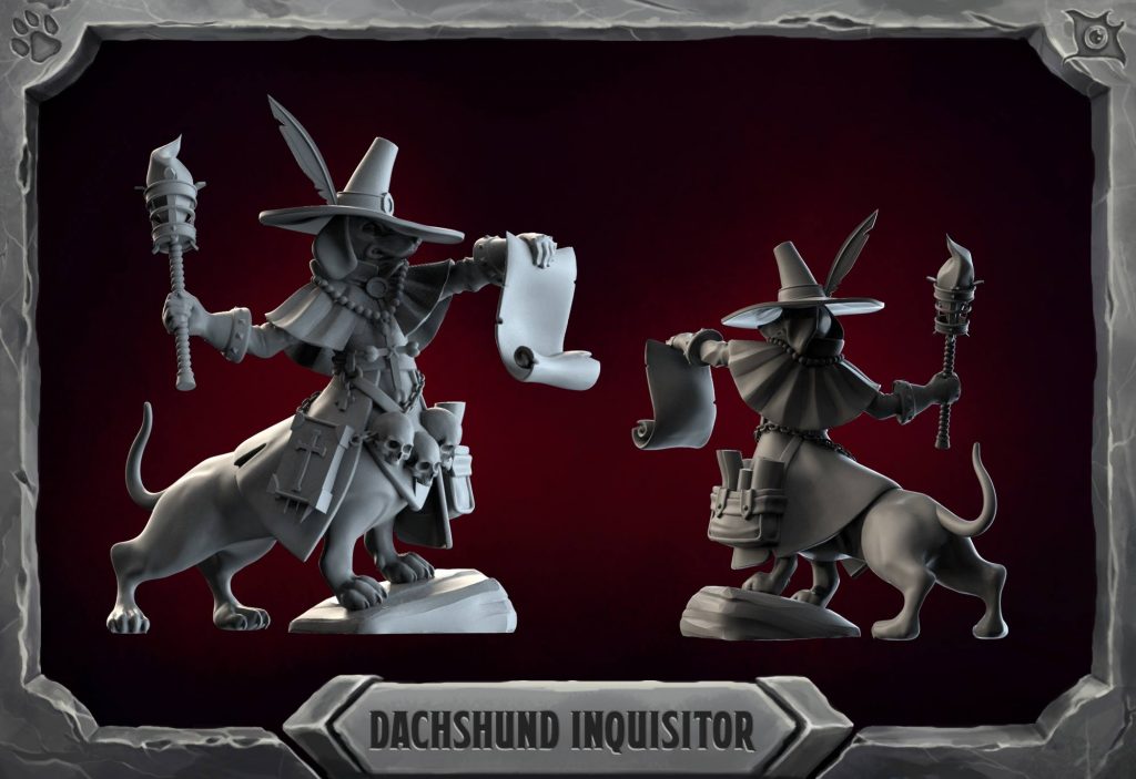 Dachshund Inquisitor - Punga Miniatures