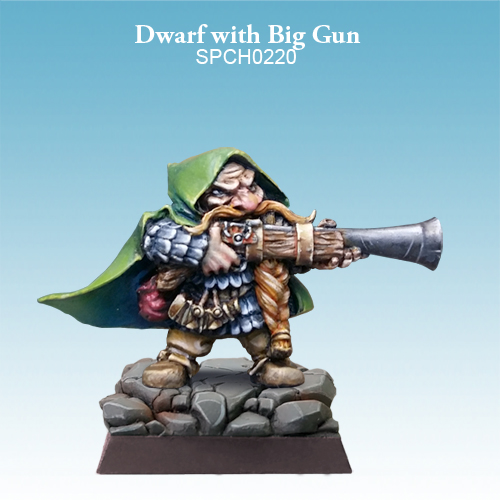 Dwarf With Big Gun - Spellcrow