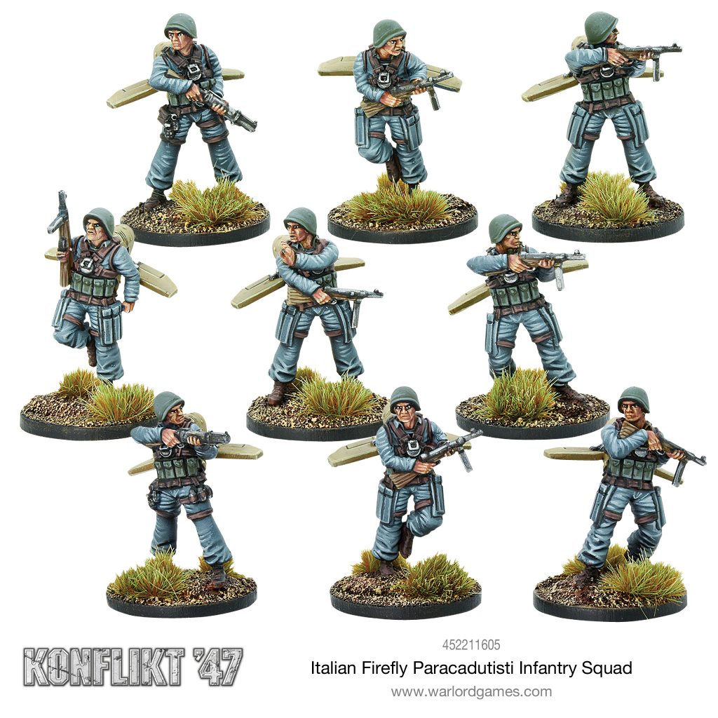 Italian Firefly Paracadutisti Infantry Squad #1 - Warlord Games