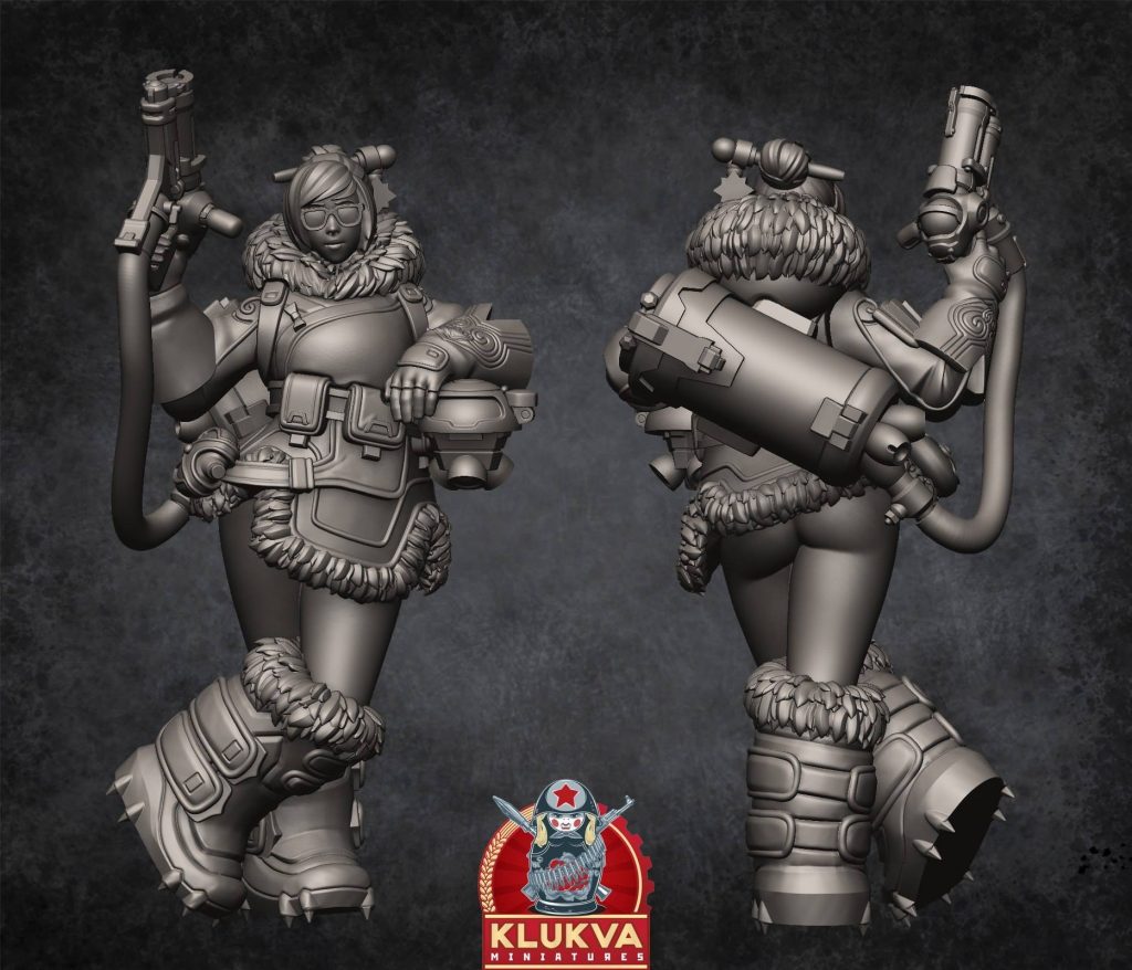 Snow Meiden - KLUKVA Miniatures