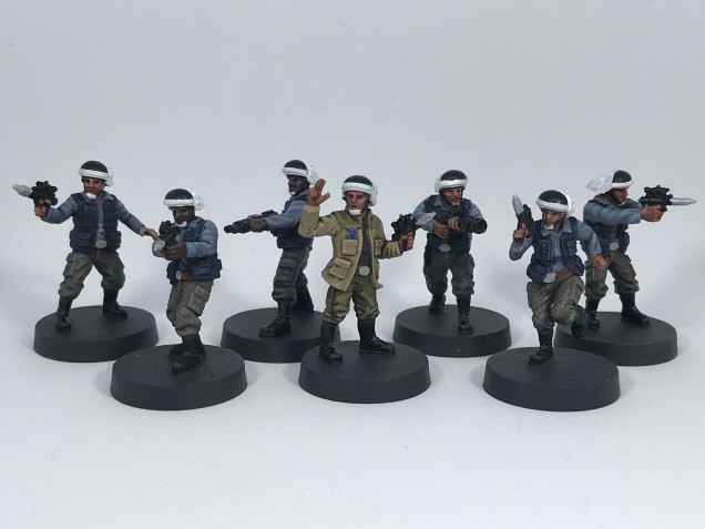 These are the finished miniatures with all the highlights