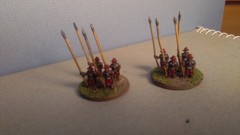 10mm Tudor pikemen from Pendraken