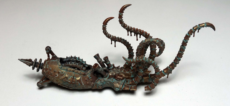 The Black Kraken afther whetering with Nihilakh Oxide.