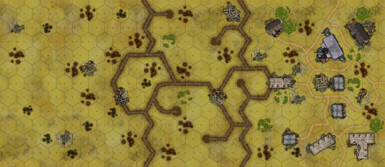 Building four-board map for upcoming tank breakthrough game