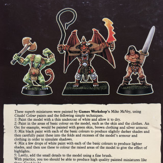 The Painting Guide from HeroQuest