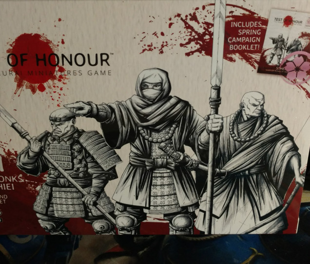 I decided to start building a SoHei warrior Monk army first for TOH. I love the history of the Monks and how they influenced Japan through the ages. This first box set will give me 12pts out of the needed 20pts for the campaign.