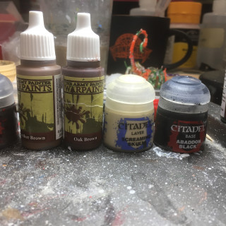 Finishing up base coats