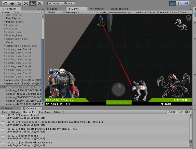 Line-of-sight testing